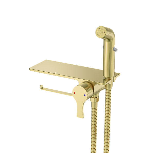 Смеситель Haiba  гигиенический цвет: брашированное золото (HB5522-5)