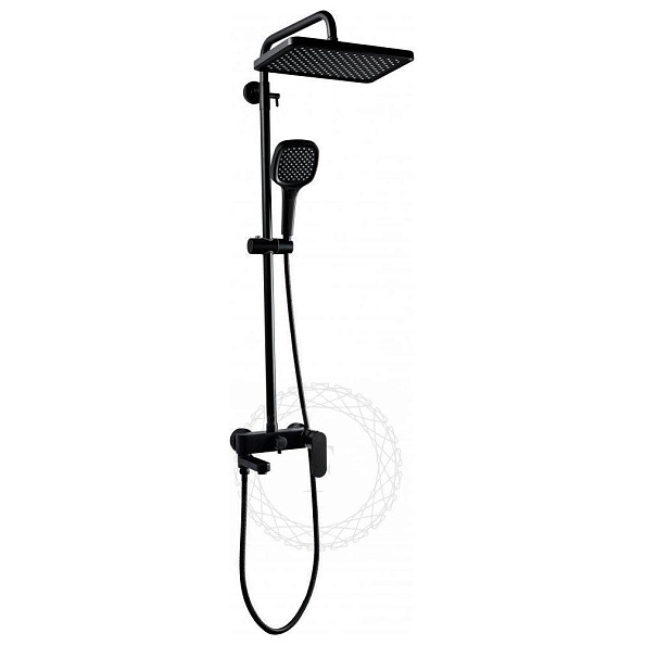 Душевая система FILARETE Retta FL2030BL, черный