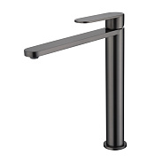 Смеситель Raglo R10.15.09 для раковины высокий монолитный, графит