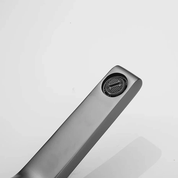 Смеситель для раковины Shevanik S8311T, оружейная сталь