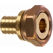 Переходник с накидной гайкой Elsen Monolit 32 мм - 1" под плоскую прокладку, латунь (EFA13.32-10B)
