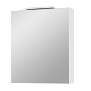 857645806 Roca OLETA зеркальный шкаф левый 600 мм, 600х137х700 мм, c LED-светильником, включение от общего выключателя, белый глянец (Новый артикул)