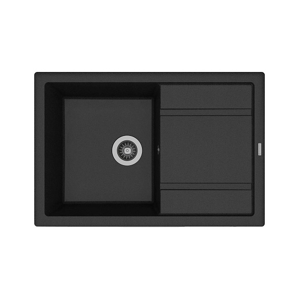 Кухонная мойка Florentina ЛИПСИ 20.160.D0760.208, нуар