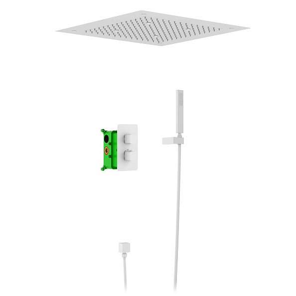 Душевая система встроенная с термостатом Timo Petruma белый матовый (SX-5029/16SM)