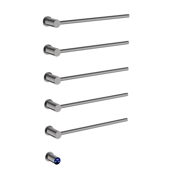 Полотенцесушитель электрический Terminus Аккорд П5 50х80, оружейная сталь