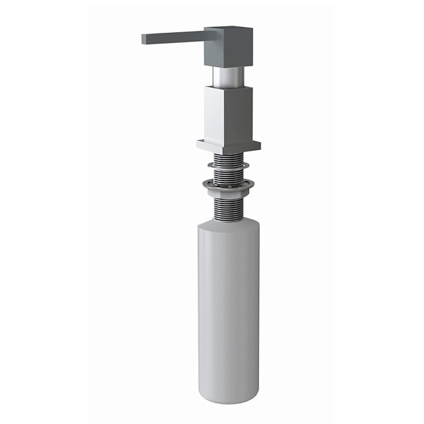 Дозатор для кухонной мойки Florentina КВАДРО 703.726.0000.307, серый шёлк