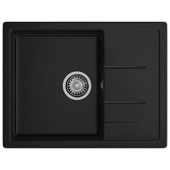 Кухонная мойка GranFest QUADRO 650L, черный