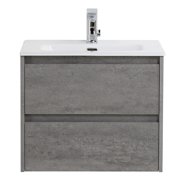 База под раковину подвесная BelBagno Kraft 39 600х500х390 мм, Cemento Grigio (KRAFT 39-600/390-2C-SO-CG)