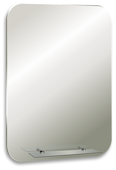 Зеркало SILVER MIRRORS 550*800  с полкой Самба (ФР-00002405)