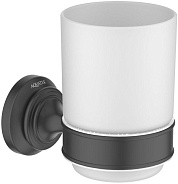 AQ4504MB КЛАССИК стакан с держателем, матовый черный