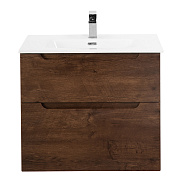 База под раковину подвесная BelBagno Etna H-60 600х600х450 мм, Rovere Moro (ETNA-H60-600-2C-SO-RW-P)