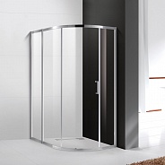 Душевой уголок Cezares Molveno 110x90x195 мм, полукруглый, хром (MOLVENO-RH-1-110/90-C-Cr-IV)