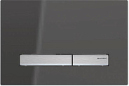 115.788.SD.2 Смывная клавиша Geberit Sigma50 для двойного смыва к 111.300/350/361/362/380/390/796 зеркальное дымчатое стекло/металлический хромирован