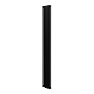 Трубчатый дизайн-радиатор Royal Thermo Shift R22 C2180 6 секций, черный, боковое подключение