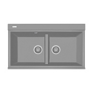Кухонная мойка Rivelato Фондо 8638-2, серый