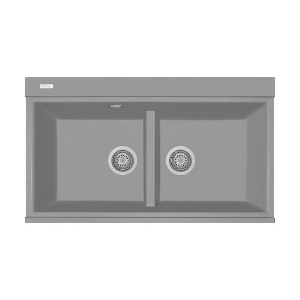 Кухонная мойка Rivelato Фондо 8638-2, серый