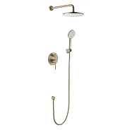 Душевая система встраиваемая Voda Vessel GOLD Set_3in1/VSET3in1VSLG, золотой сатин