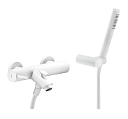 LV00110WM LIVE смеситель для ванны с душем, матовый белый