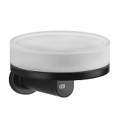 38803-299 EMPORIO мыльница настенная, матовый черный