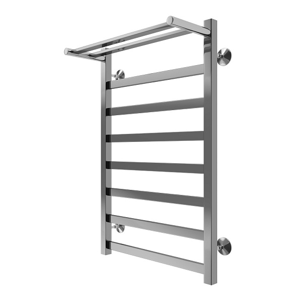 Полотенцесушитель водяной с полкой Terminus Ното П8 50х80, хром