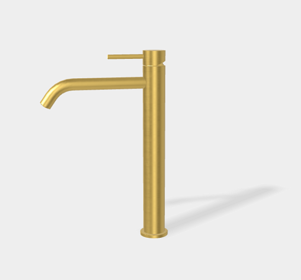 Смеситель для раковины Fima Carlo Frattini Spillo Up, брашированное золото (F3031/HXSOS.1)