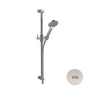 Душевой гарнитур Carimali 90 с изгибом, матовый никель (85905-STN)