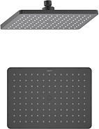 AQ2087MB прямоугольный верхний душ 260*188*68 мм, матовый черный