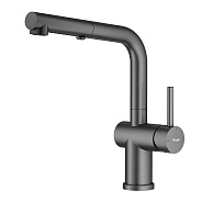 Смеситель Raglo R86.49.09 для кухни   с выдвижным изливом, графит