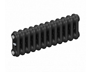 Стальной трубчатый радиатор Rifar Tubog 2018 B1, 12 секций антрацит, боковое подключение