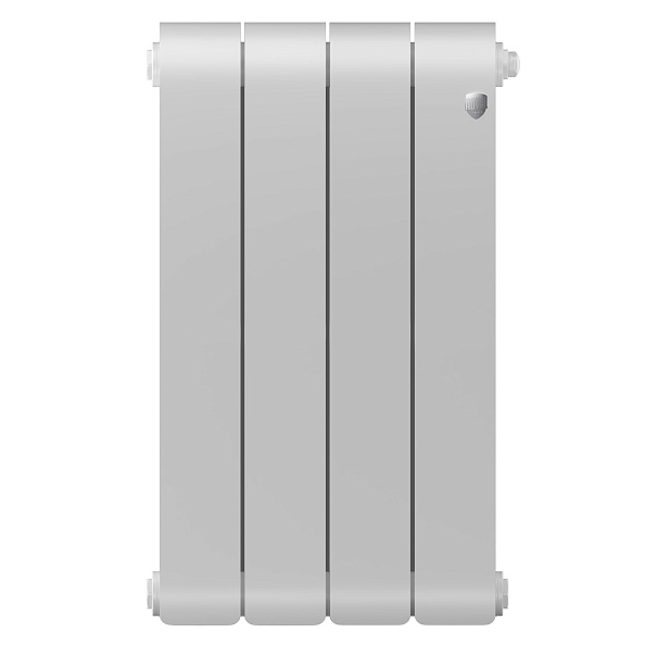 Радиатор биметаллический Royal Thermo Infinity 500 Bianco Traffico 4 секции, боковое подключение