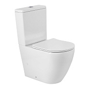 Чаша напольного унитаза BelBagno Sfera-R, белый (BB2141CP-TOR/SC)