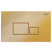 Клавиша смыва DK матовое золото Quadro (DB1519003)