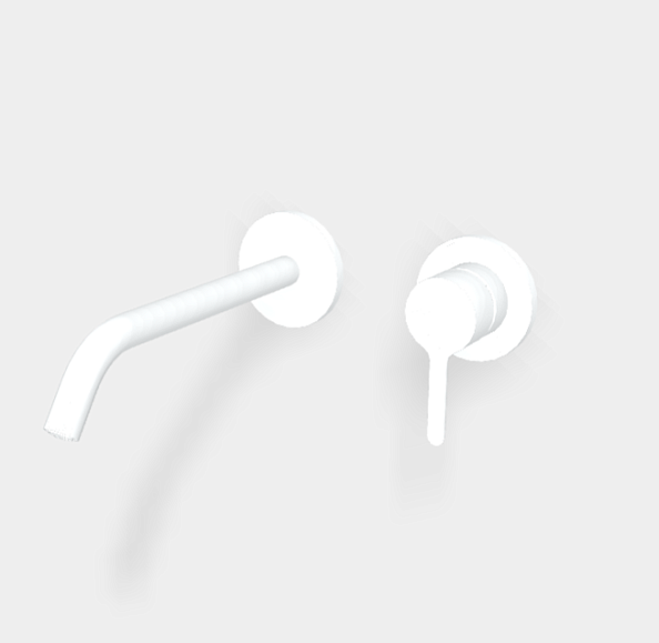 Смеситель для раковины Fima Carlo Frattini Snap, белый матовый (F3121WLX8BS)