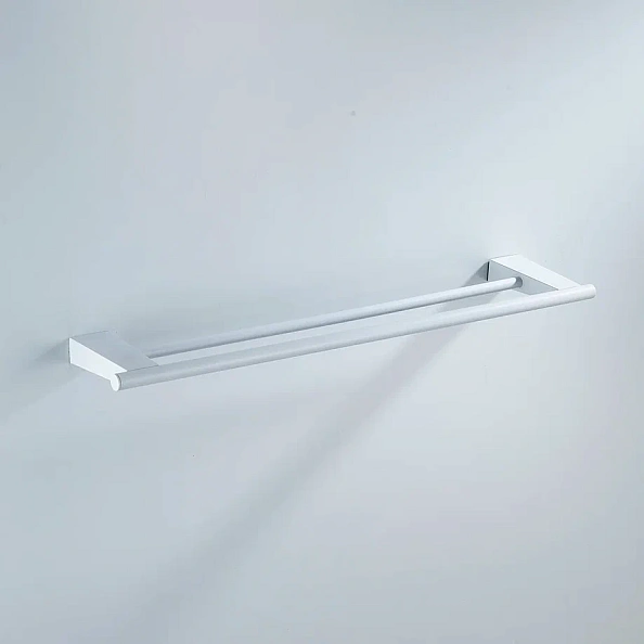 Полотенцедержатель двойной Shevanik SG5727C, белый
