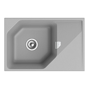Кухонная мойка Rivelato LOCUS LS-75, серый металлик
