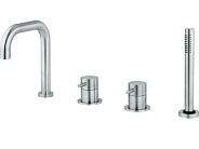 Смеситель для ванны и душа Cisal Xion, Brushed Stainless Steel (XI001260D1)