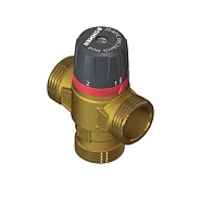 Термостатический смесительный клапан Rommer 3/4" НР 35-60 °С KV 1.6, боковое смешивание (RVM-0122-166020)