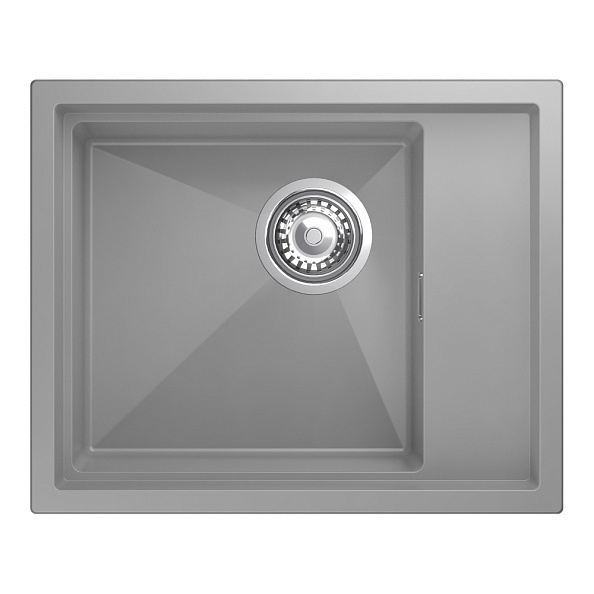 Кухонная мойка Rivelato NOBILE NB-544-R, серый металлик