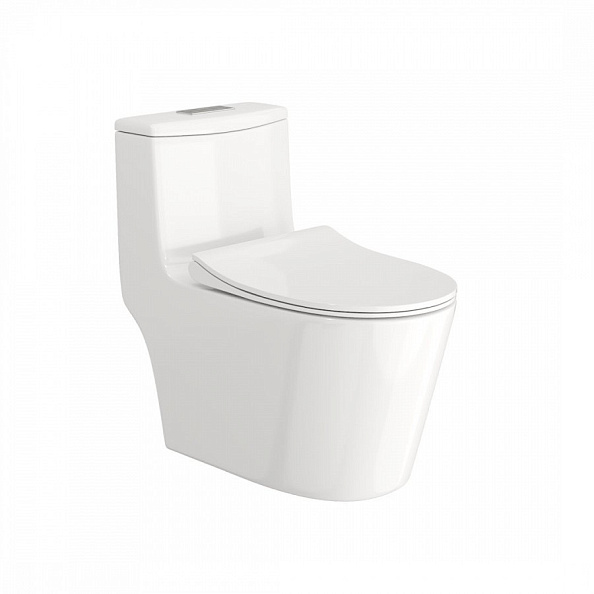 Унитаз напольный Maretti Florenza безободковый с микролифтом, FL10MNBM17-844, белый