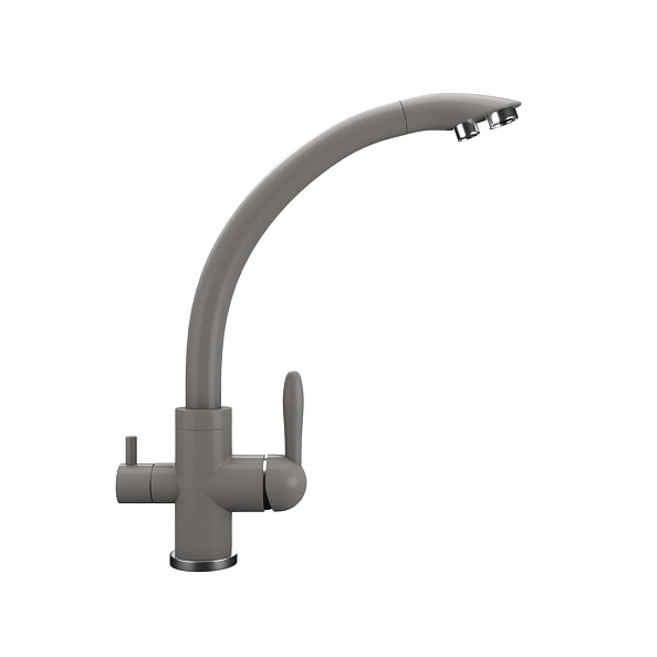 Смеситель для кухни Ulgran UQ-017-09, асфальт