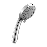 LM0125C "Аксессуары" Лейка душевая круглая 5-функциональная 100*244 мм, хром, блистер