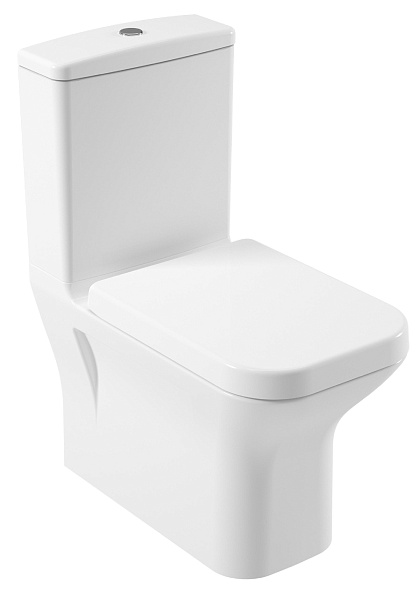 Унитаз напольный SEREL Nita, с тонким сиденьем с микролифтом, NT12SL