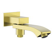 Излив поворотный Raglo R473.70.03 для ванны и душа 20см с функцией переключения латунь, сатин золото