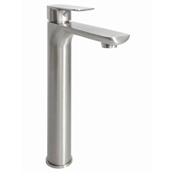 Смеситель для раковины высокий Hansberge H2099NK, никель