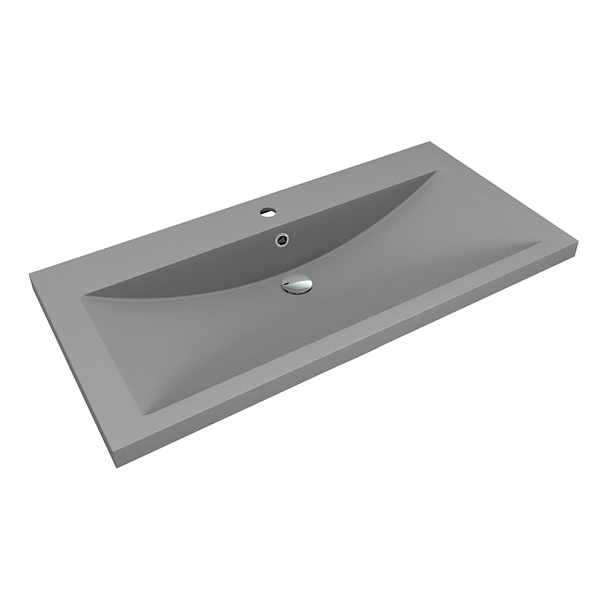 Раковина Florentina Анита 90 см 10.150.00900.307, серый шёлк