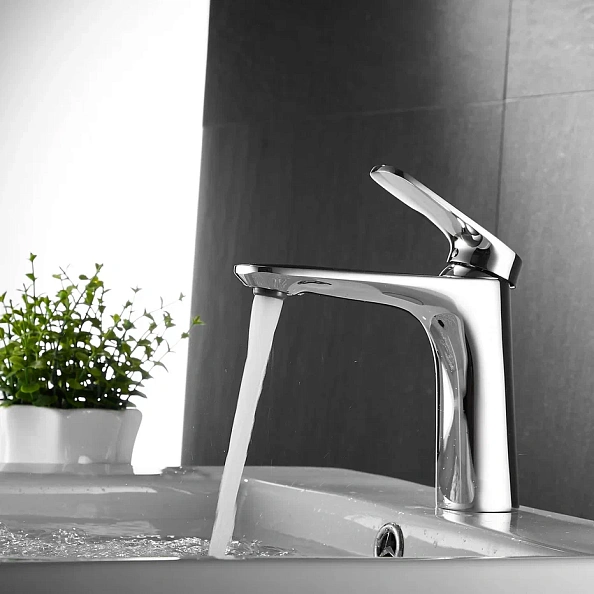 Смеситель для раковины Shevanik S8501, хром