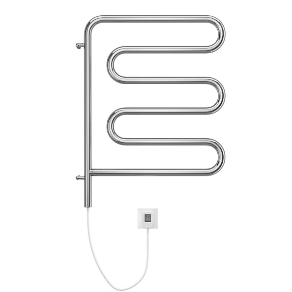 Полотенцесушитель электрический Terminus Ш-обр 450х570 поворотный , нижнее подключение (4620768883958)