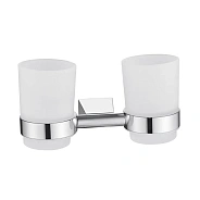 Стакан для ванной комнаты двойной Shevanik SG5722, хром