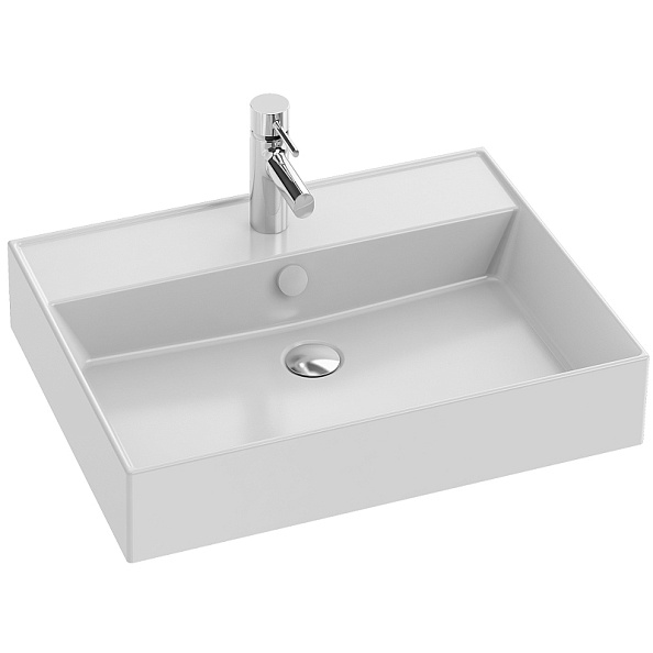 Керамическая раковина Jacob Delafon VIVIENNE EXBH112-00  60х46 см, белая