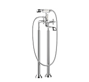 Смеситель для ванны и душа Dornbracht Madison, хром (25.943.360.00)